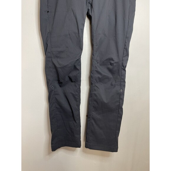 Prana Women's 8/30 Gray Regular Fit Nylon Blend Hiking Roll Up Active Pants NWT - Picture 3 of 8